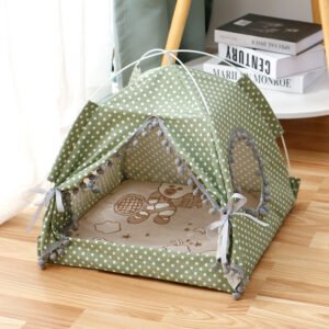 Tente cocooning pour le chat -maison et lit ferme Douillet