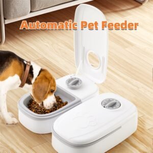 Distributeur de croquettes intelligent & Automatique-Gamelle Connectée pour chien et chat