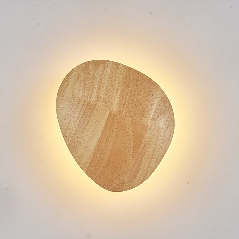 applique murale led en bois design-eclairage artistique journal – Image 4