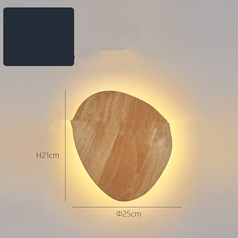 applique murale led en bois design-eclairage artistique journal – Image 8