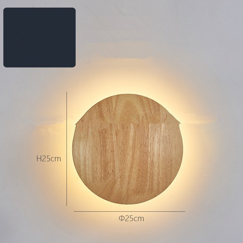 applique murale led en bois design-eclairage artistique journal – Image 7