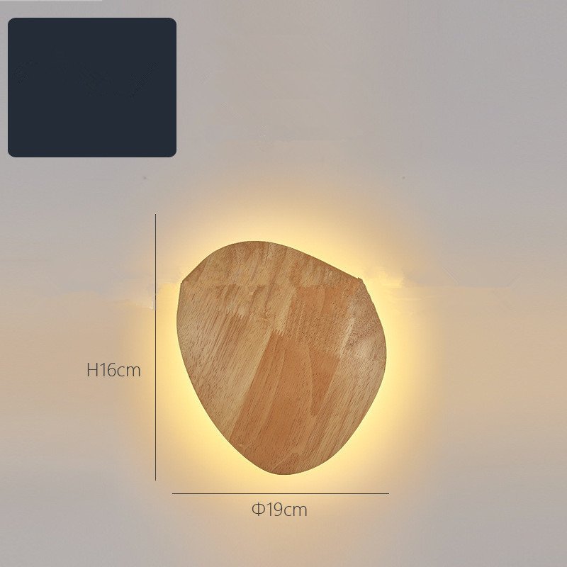 applique murale led en bois design-eclairage artistique journal – Image 3