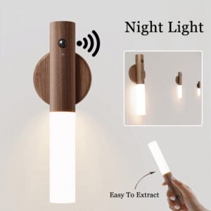lampe de nuit magnétique sans fil-Rechargeable USB