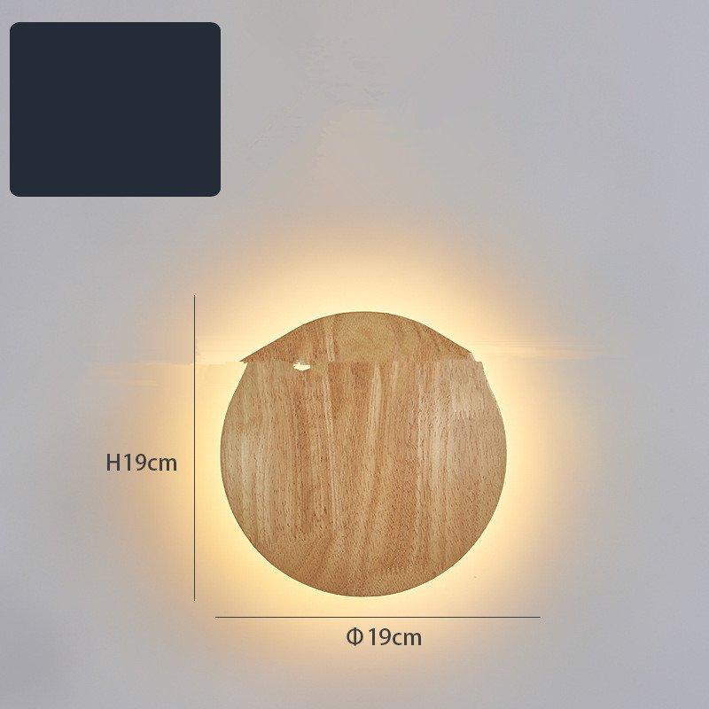 applique murale led en bois design-eclairage artistique journal – Image 5