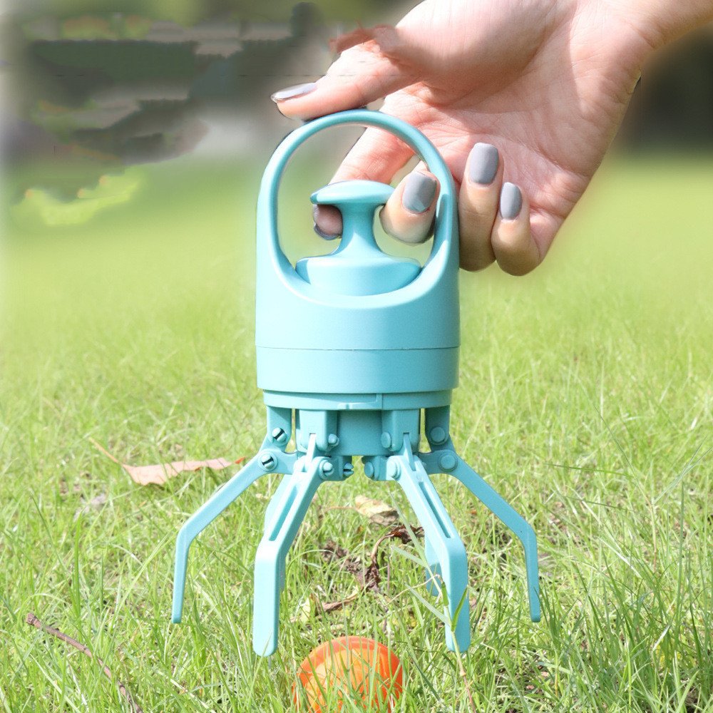 pince ramasse-crottes portable a griffes avec Distributeur de sacs – Image 6